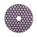 Lackmond Dry Polishing Pad, Resin Bonded Hook And Loop Backed, Series Contractor, 4 Pad Diameter, 100 Grit DPD1004C